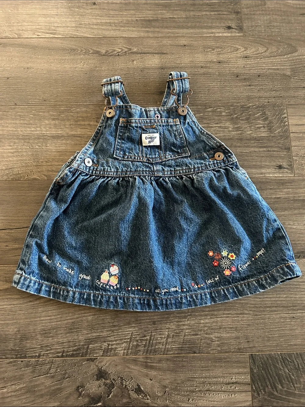Osh Kosh Denim Jumper Girls 6-9mo